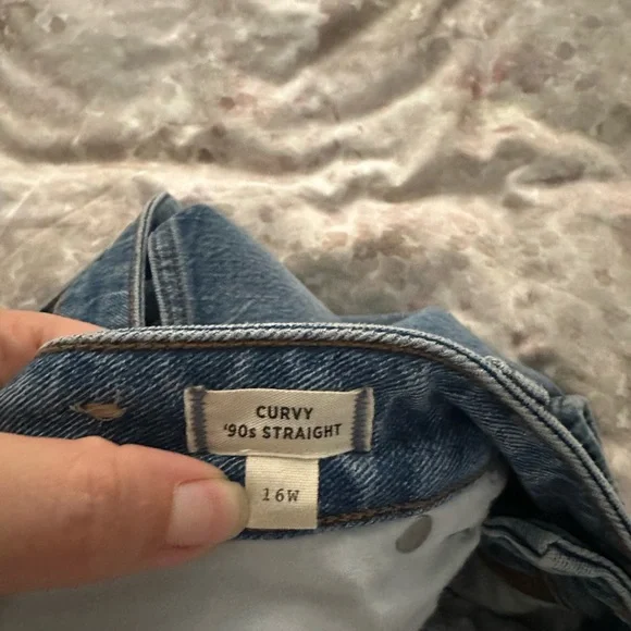 Madewell Curvy 90s Straight Jeans size 16W - Picture 4 of 6